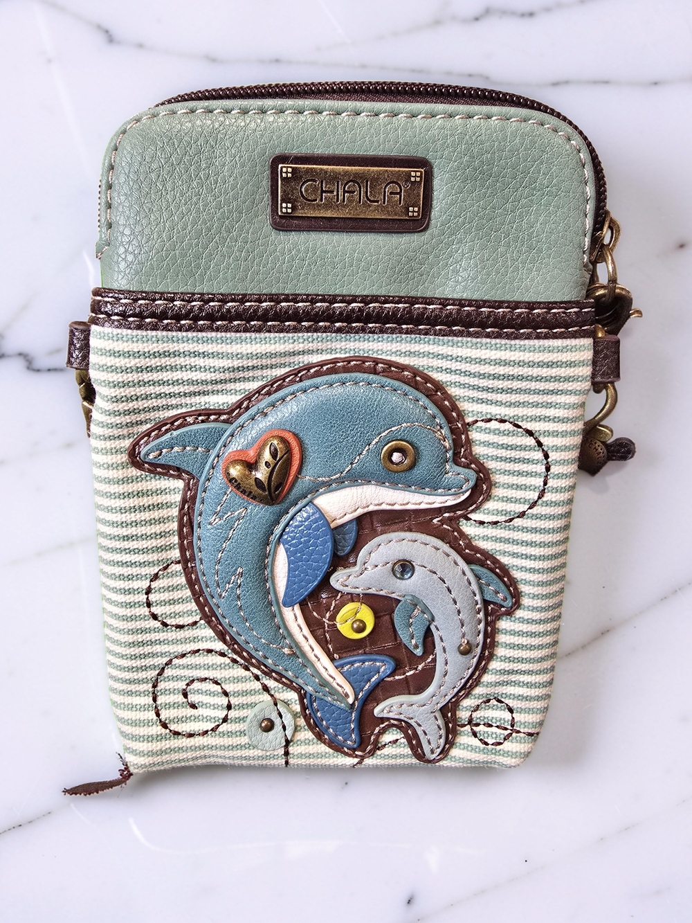 CHALA Dolphin Cellphone Crossbody Bag Purse